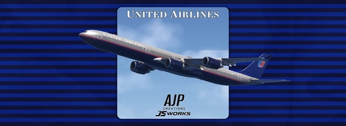 United Airlines - Battleship Grey - Aerosoft-Toliss A340-600