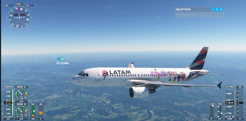LVFR A320 LATAM Airlines True and the Rainbow Kingdom (Vera e o Reino do Arco-Íris) PR-MYK