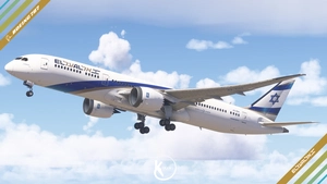 [PACK] HorizonSim Boeing 787-9 El Al Israel Airlines 4K & 8K thumbnail 2