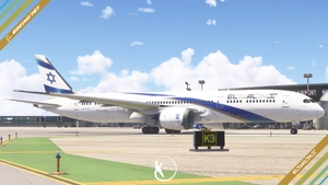 [PACK] HorizonSim Boeing 787-9 El Al Israel Airlines 4K & 8K thumbnail 6