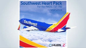 Southwest Fleet Pack w/ Cabin | Custom 3D Interior | Smart Decals thumbnail 1