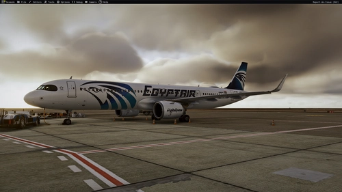Egyptair SU-GFX livery Inibuilds A321LR MSFS2024 (with cabin)