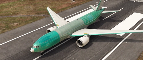 PMDG 777F Factory Roll out Colors