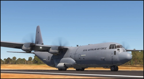 Captain Sim C-130J-30 Hercules 37 Sqn 12 pack from the year 2000.