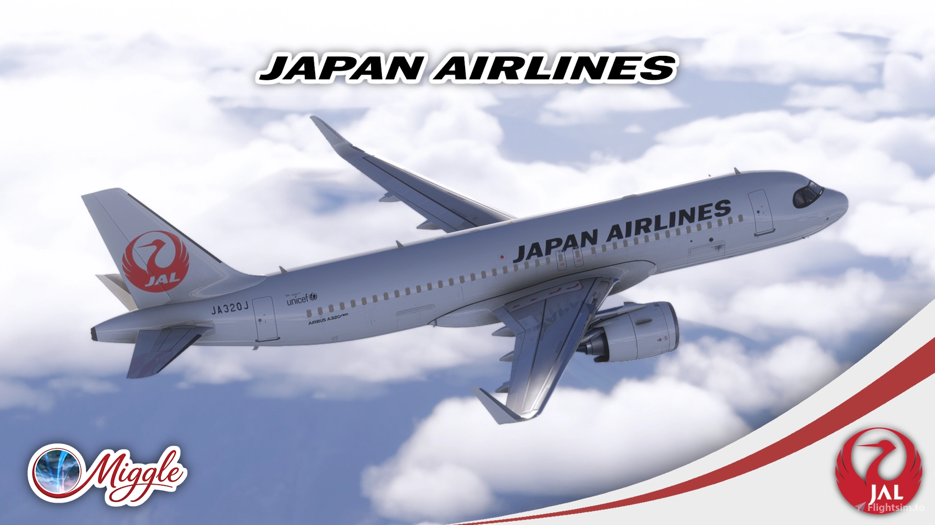 [A32NX] Japan Airlines JA320J [8K] Livery - Image 1