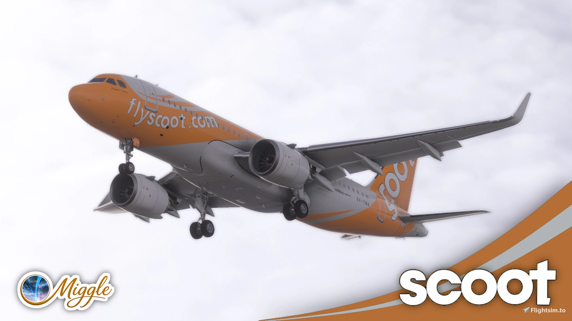 [A32NX] Scoot Airlines 9V-TNA [8K] - Image 1