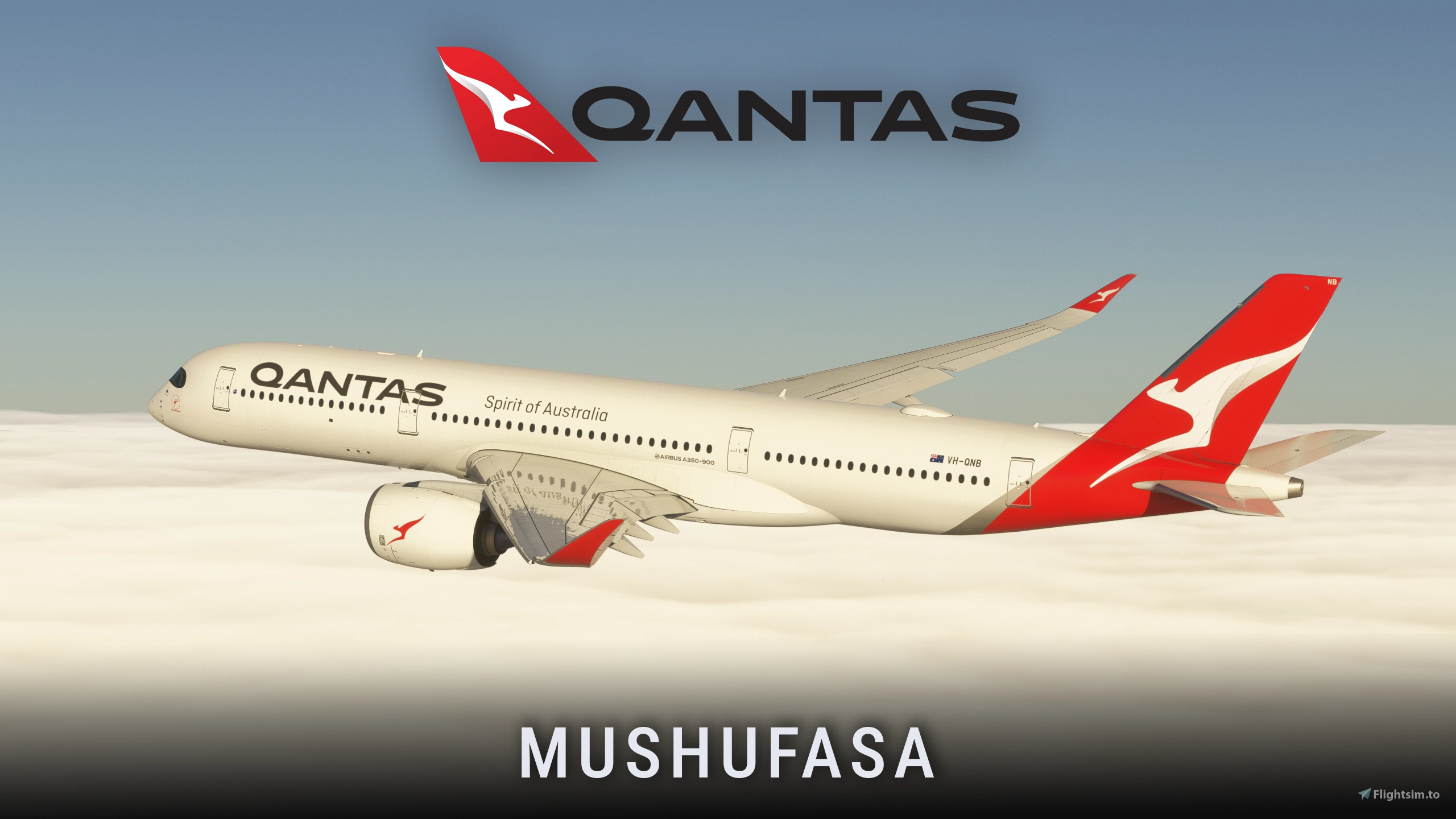 Qantas  Pack (Fictional) | iniBuilds A350-900/ULR [8K/4K] - Image 1