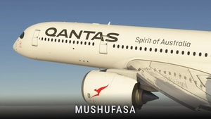 Qantas  Pack (Fictional) | iniBuilds A350-900/ULR [8K/4K] thumbnail 3