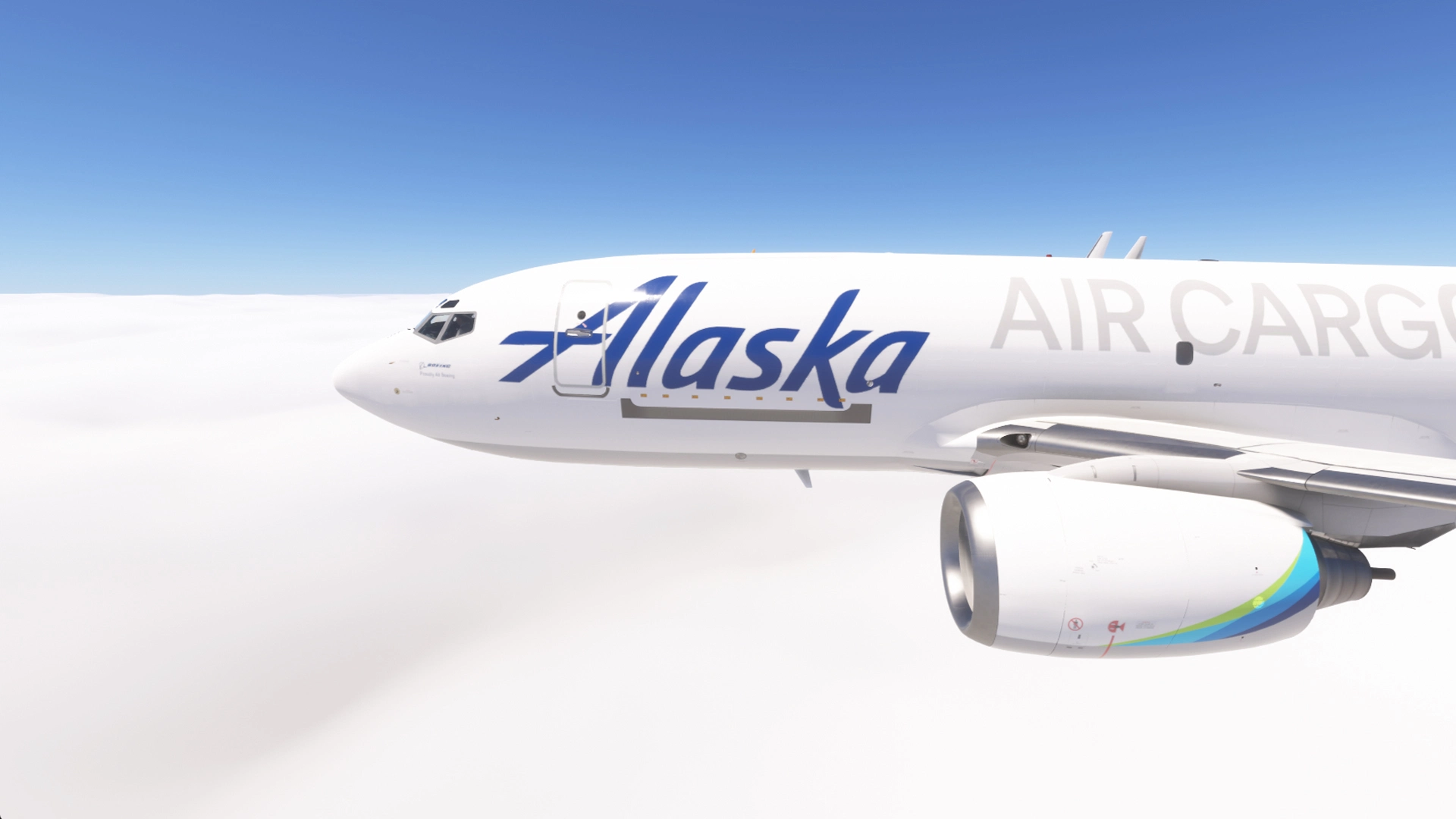 PMDG 737-700 Alaska Airlines w/ cargo (N625AS) - Image 1