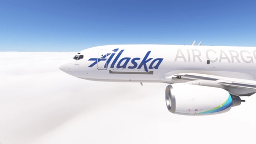 PMDG 737-700 Alaska Airlines w/ cargo (N625AS)