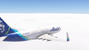 PMDG 737-700 Alaska Airlines w/ cargo (N625AS) thumbnail 6