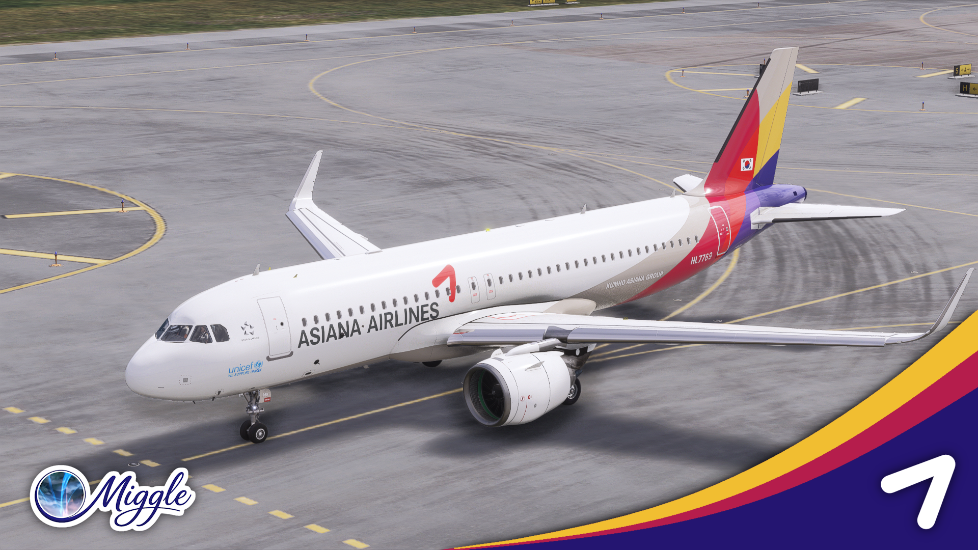A32NX] Asiana Airlines HL7769 [8K] Livery - Aircraft Liveries for