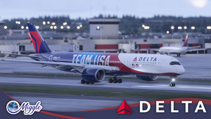 Delta Air Lines 'Team USA' Milano Cortina N531DN [A350-900] thumbnail 7
