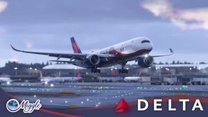 Delta Air Lines 'Team USA' Milano Cortina N531DN [A350-900] thumbnail 3