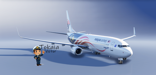 PMDG 737-900BW | Malaysian Airlines 9M-SKT | Fictional
