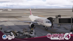 [A32NX] Qatar Airways A7-AHT [8K] thumbnail 3