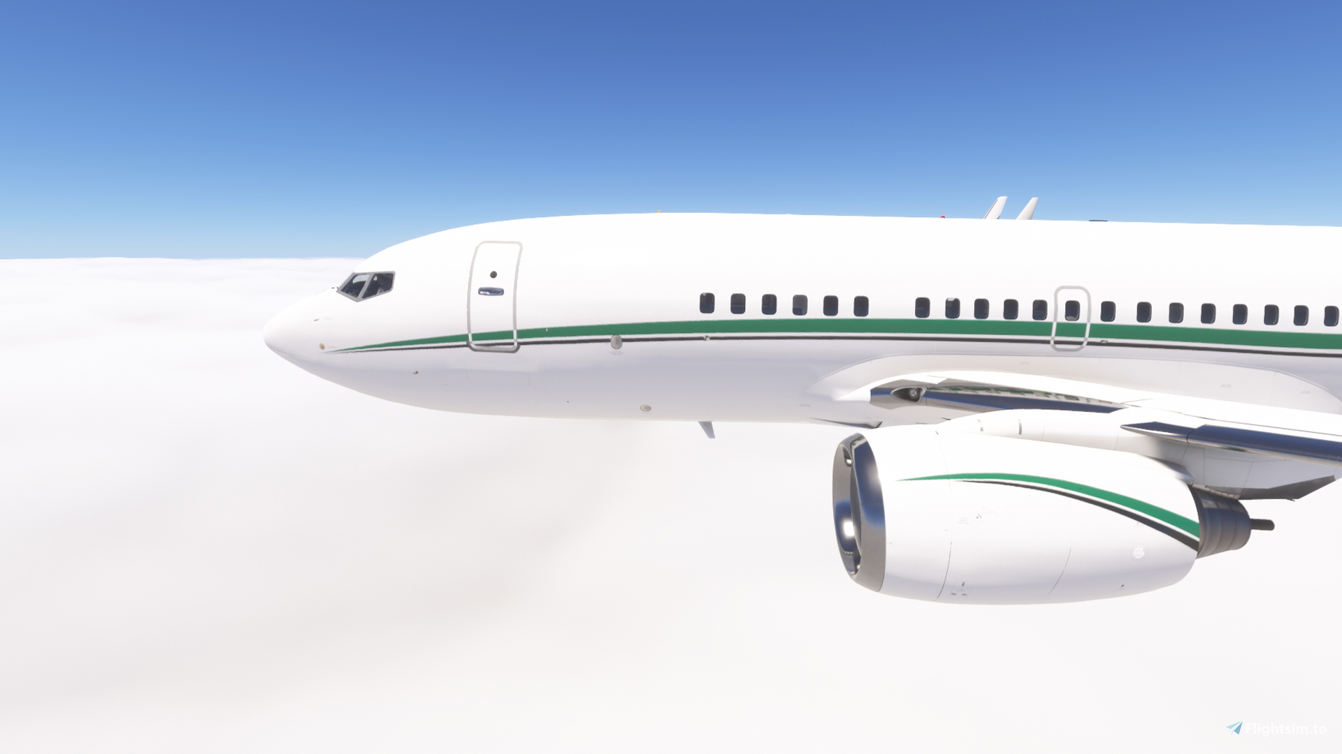 くもりページ PMDG 737-700BBJ Crescent Heights (N480CH) - Aircraft Liveries for