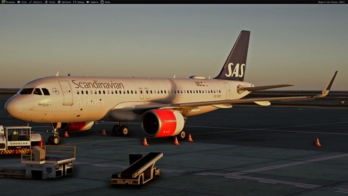 Scandinavian Airlines SE-ROE 1998 Livery Inibuilds A320NEO MSFS2024 (With cabin)