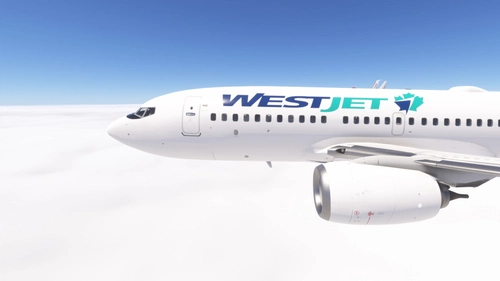 PMDG 737-700 w/ cabin Westjet Airlines (C-FZRM)