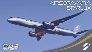 Starlux Airlines AIRSORAYAMA Special Livery w/ Cabin Pack [A350-1000] thumbnail 1