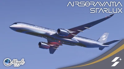 Starlux Airlines AIRSORAYAMA Special Livery w/ Cabin Pack [A350-1000]