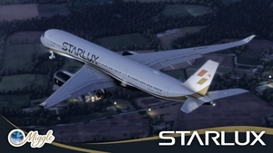 Starlux Airlines Livery w/ Cabin Pack [A350-900] thumbnail 6