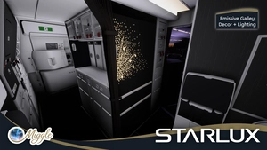 Starlux Airlines Livery w/ Cabin Pack [A350-900] thumbnail 8