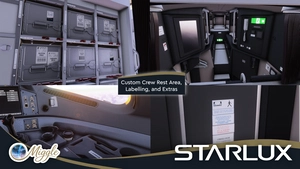 Starlux Airlines Livery w/ Cabin Pack [A350-900] thumbnail 9