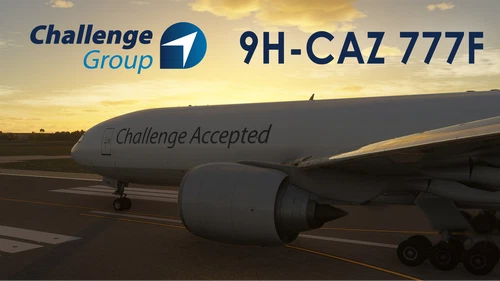 PMDG 777F Livery - 9H-CAZ Challenge Airlines MT