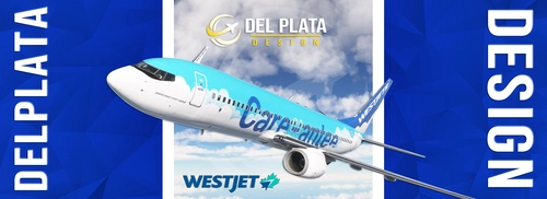 PMDG B737-800 | Westjet (Care-antee Livery) | C-GWSZ