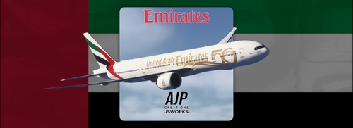Emirates - Year of the Fiftieth - A6-EQM - PMDG 777-300ER
