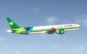 Saudia Airlines (80 Years Livery) | PMDG 777-300ER thumbnail 2