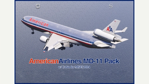 American Airlines Livery Pack w/ Cabin | TFDI MD-11 | 4K