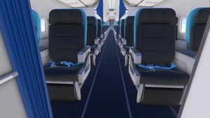 PMDG 737-700 w/ cabin KLM Royal Dutch Airlines Fleet thumbnail 10