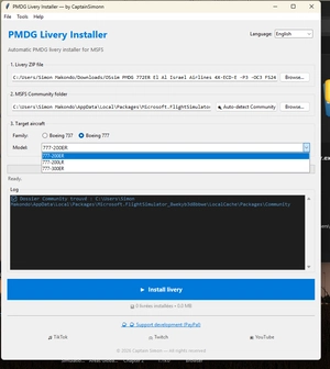 PMDG Livery Installer — MSFS 2024 Without OC3 thumbnail 3
