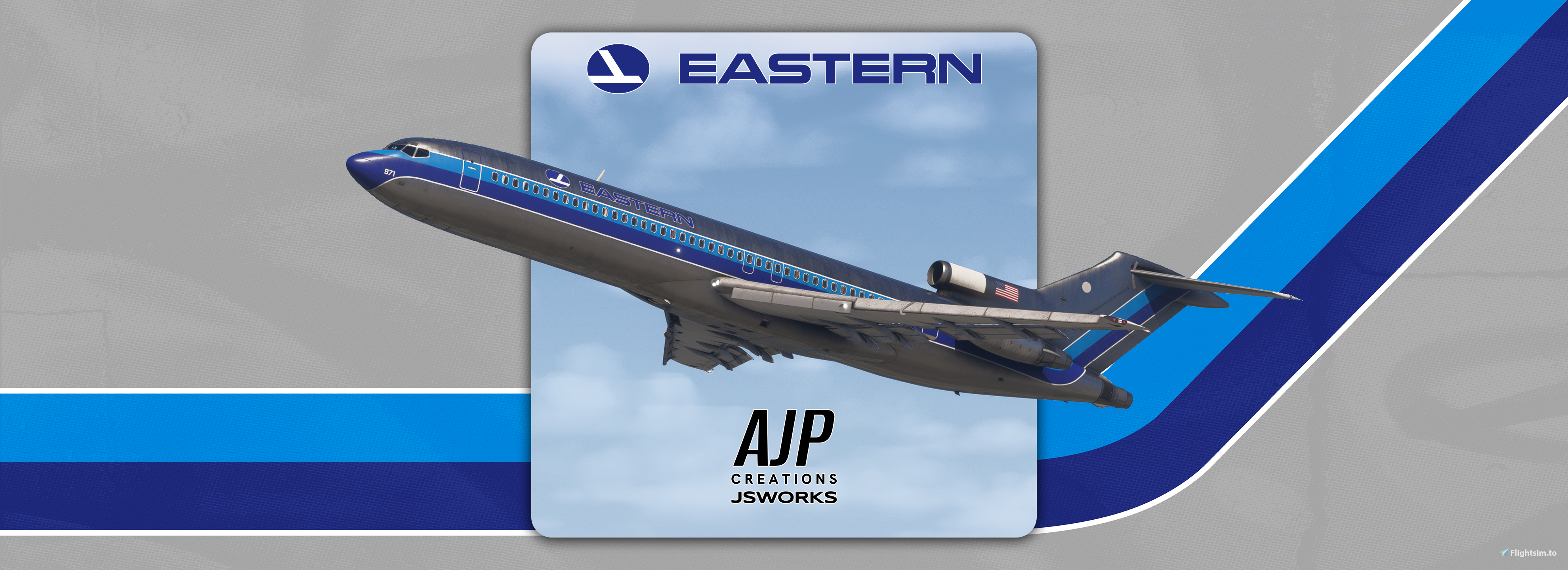 Eastern Air Lines - Hockey Sticks - N8871Z - Boeing 727-200