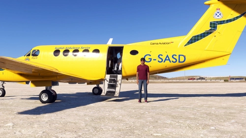 Carenado B200 King Air - Scottish Ambulance Service G-SASD