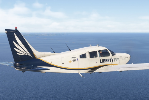 Just Flight PA-28R Turbo III - Liberty Fly Livery