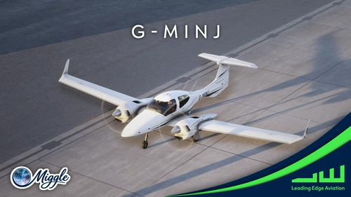 [DA42TDI] Leading Edge Aviation G-MINJ [8K]