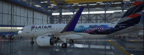 FlyByWire A320Neo LATAM Airlines Harry Potter (PR-MYA)