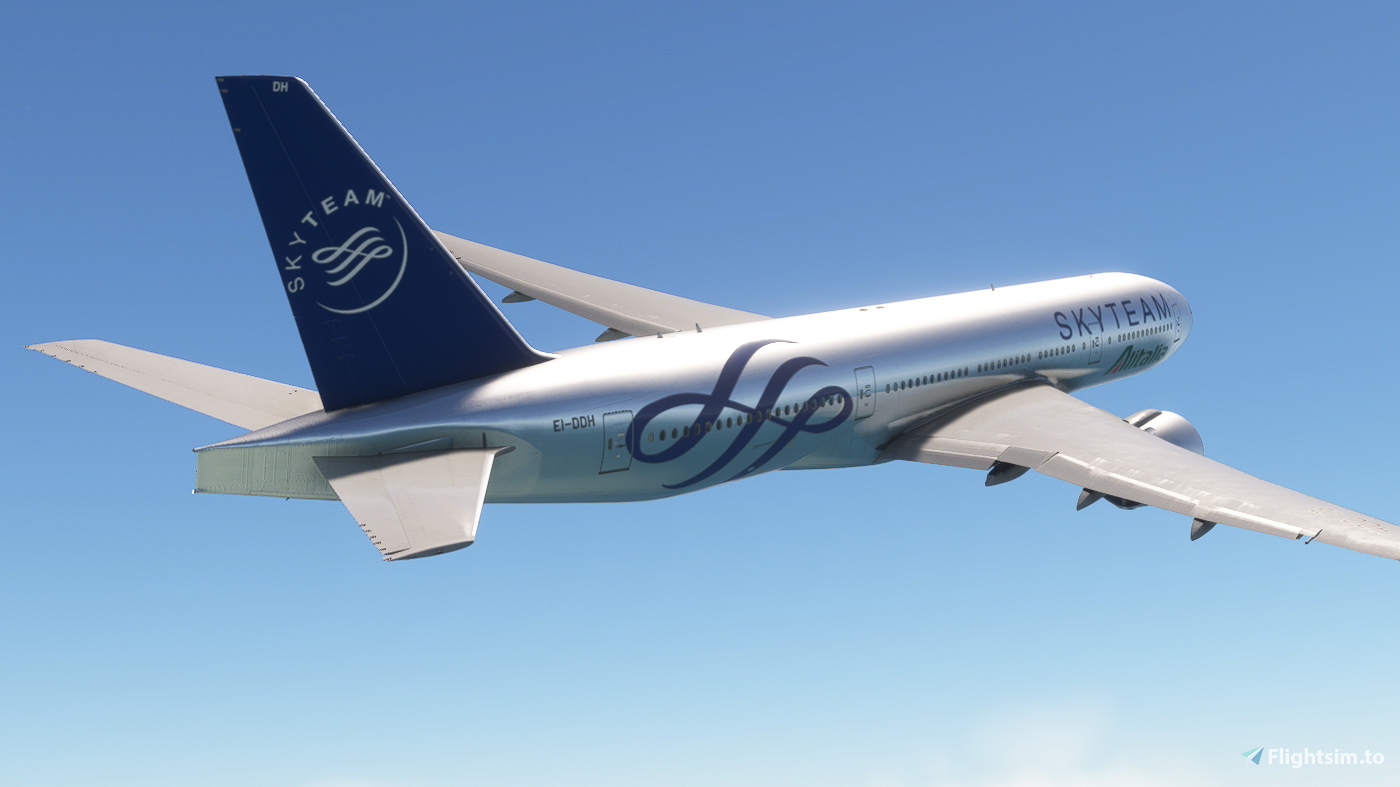PMDG B777-200ER | Alitalia (Skyteam livery) | Requested - Aircraft