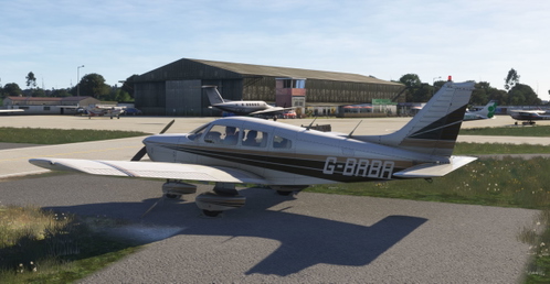 JF Piper Warrior II G-BRBA