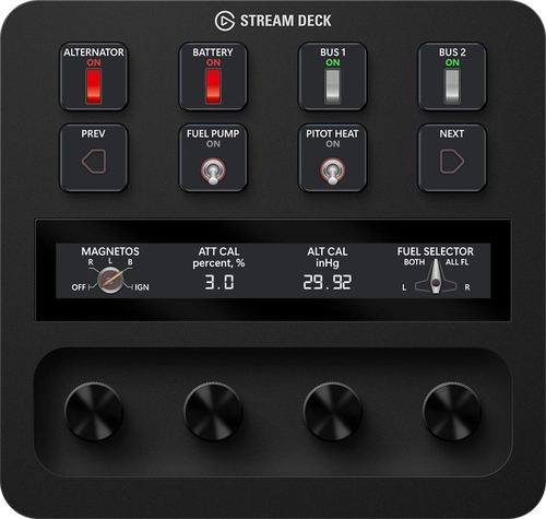 Cessna 172 Elgato Stream Deck Plus (MSFS 2020 & MSFS 2024)