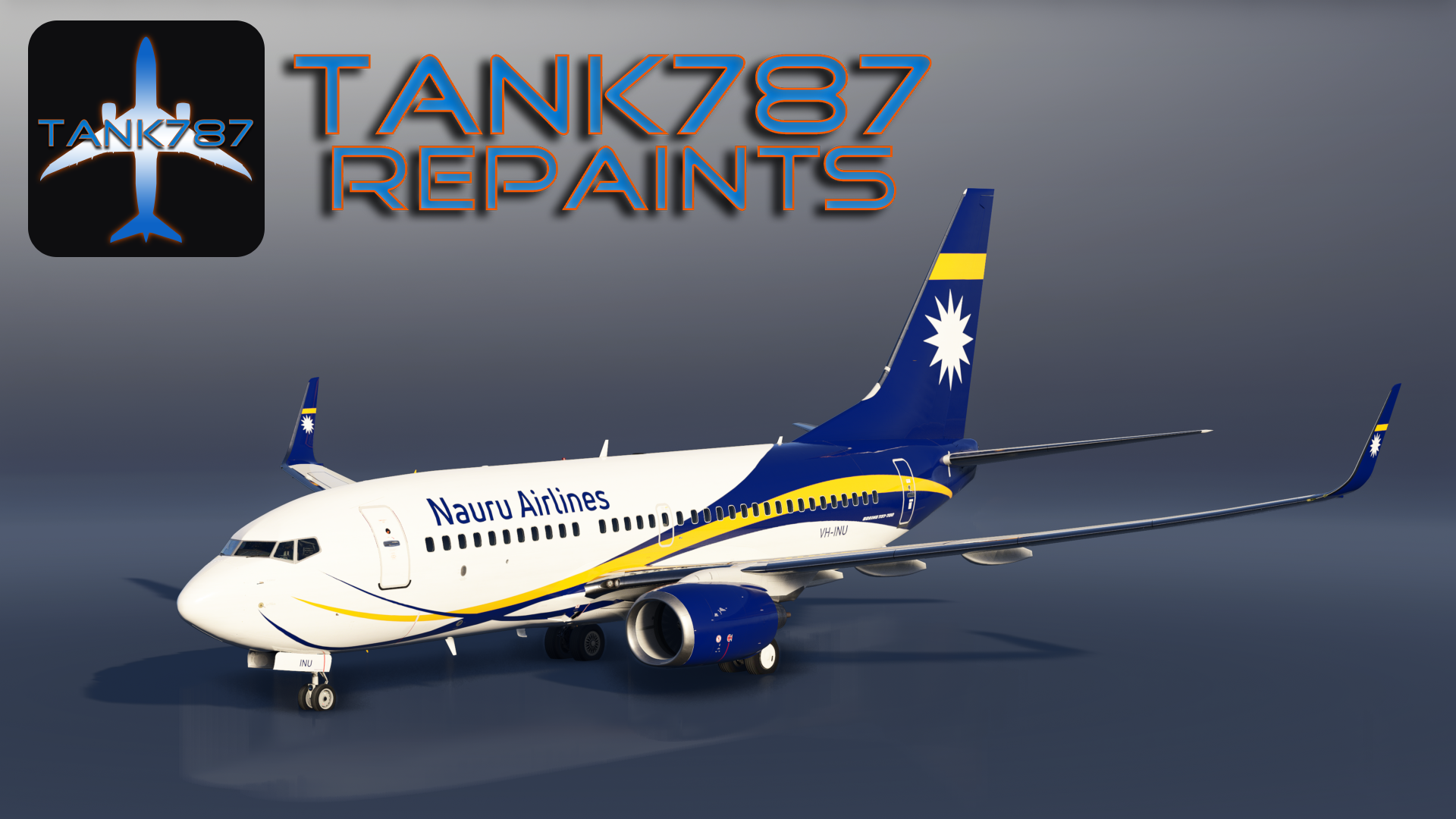 PMDG 737-700 Nauru Airlines - VH-INU - Image 1