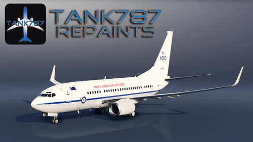PMDG 737-700BBJ Royal Australian Air Force RAAF100 Livery