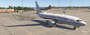 PMDG 737-700BBJ Royal Australian Air Force RAAF100 Livery thumbnail 4