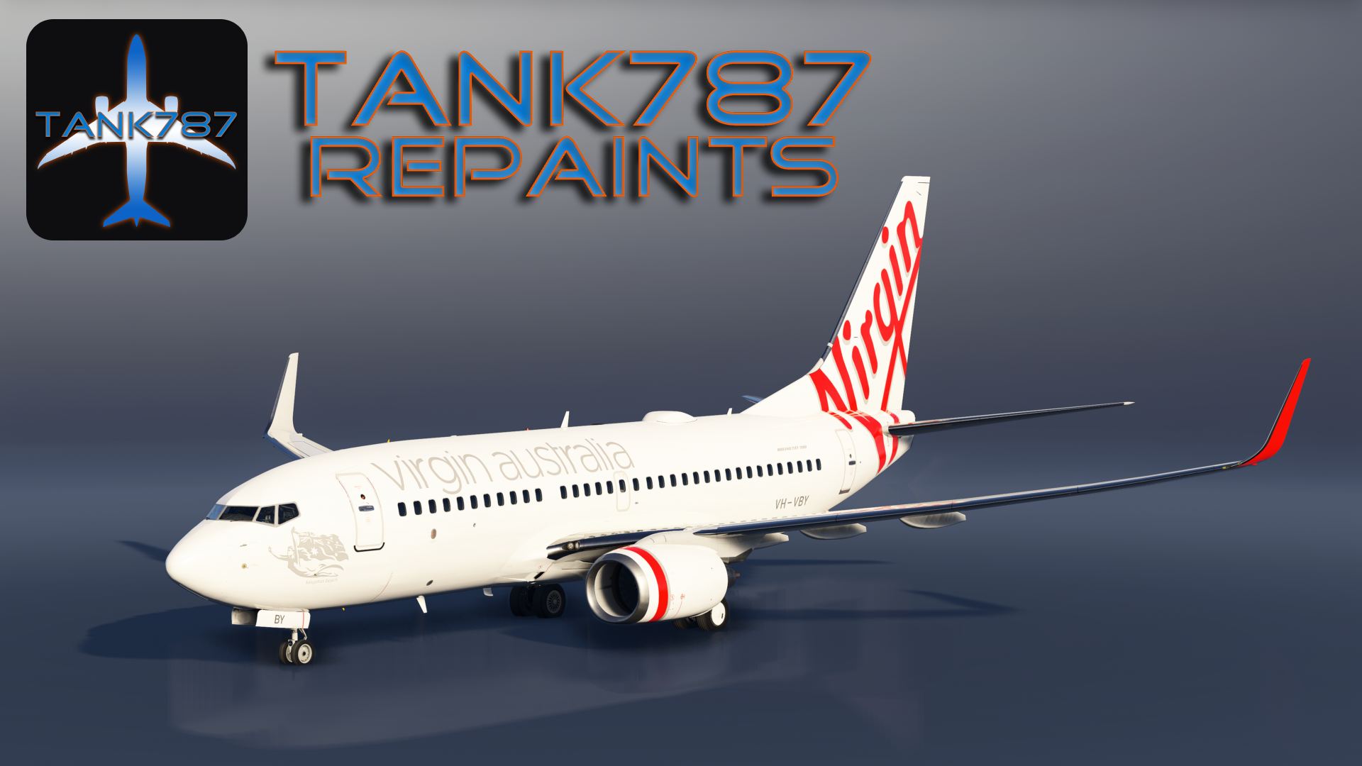 PMDG 737-700 Virgin Australia - VH-VBY - Image 1
