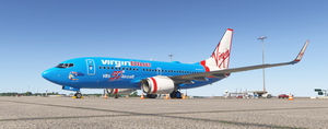 PMDG 737-700 Virgin Blue - VH-VBY thumbnail 2