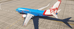 PMDG 737-700 Virgin Blue - VH-VBY thumbnail 6