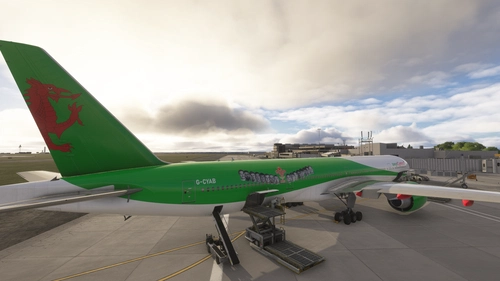 PMDG B77W AirWales G-CYAB